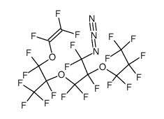 perfluoro-9-azido-5-methyl-8-n-propoxy-3,6-dioxanon-1-ene Structure