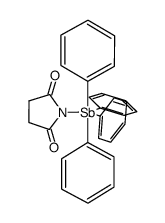 tetraphenylstibonium succinimide Structure