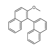 2-methoxy-1-naphthalen-1-ylnaphthalene结构式
