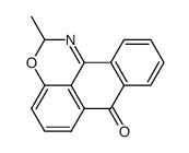 2-Methylanthra(9,1-de)(1,3)oxazin-7(2H)-one结构式