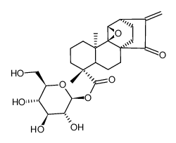 Pteroatisenosid P3结构式