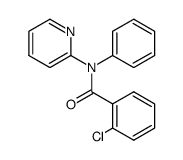 2-chloro-N-phenyl-N-(pyridin-2-yl)benzamide结构式