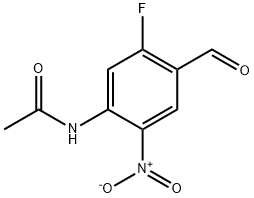 Acetamide, N-(5-fluoro-4-formyl-2-nitrophenyl)- Structure