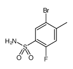 Benzenesulfonamide, 5-bromo-2-fluoro-4-methyl Structure