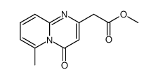 methyl 2-(6-methyl-4-oxo-4H-pyrido[1,2-a]pyrimidin-2-yl)acetate结构式