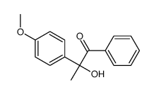 2-hydroxy-2-(4-methoxyphenyl)-1-phenylpropan-1-one Structure
