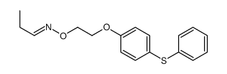 N-[2-(4-phenylsulfanylphenoxy)ethoxy]propan-1-imine Structure