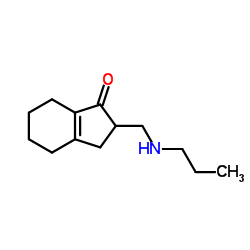2-(propylaminomethyl)-2,3,4,5,6,7-hexahydroinden-1-one Structure