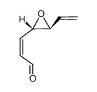4,5-trans-epoxy-2(Z),6-heptadienal Structure