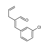 2-[(3-chlorophenyl)methylidene]pent-4-enal结构式