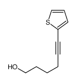 6-thiophen-2-ylhex-5-yn-1-ol结构式