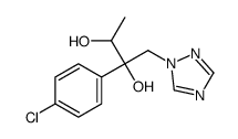 2-(4-chlorophenyl)-1-(1,2,4-triazol-1-yl)butane-2,3-diol Structure