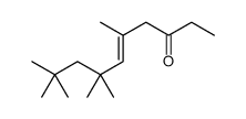 5,7,7,9,9-pentamethyldec-5-en-3-one Structure