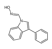 N-[(3-phenylindol-1-yl)methylidene]hydroxylamine结构式