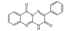 2-phenyl-5H-[1,2,4]triazino[3,2-b]quinazoline-3,10-dione结构式