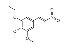 1-ethoxy-2,3-dimethoxy-5-(2-nitrovinyl)benzene结构式