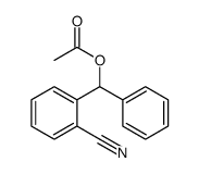 [(2-cyanophenyl)-phenylmethyl] acetate Structure