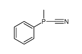 Phosphinecarbonitrile, 1-methyl-1-phenyl Structure