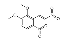 Benzene, 1,2-dimethoxy-4-nitro-3-(2-nitroethenyl)结构式