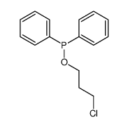3-chloropropoxy(diphenyl)phosphane Structure