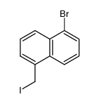 1-Brom-5-iodmethylnaphthalin Structure