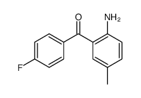 (2-amino-5-methylphenyl)-(4-fluorophenyl)methanone Structure