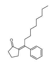 2-(1-phenylnonylidene)cyclopentan-1-one结构式