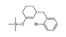 [3-[(2-bromophenyl)methyl]cyclohexen-1-yl]oxy-trimethylsilane Structure