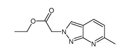 ethyl 2-(6-methylpyrazolo[3,4-b]pyridin-2-yl)acetate结构式