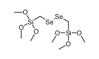 trimethoxy-[(trimethoxysilylmethyldiselanyl)methyl]silane Structure