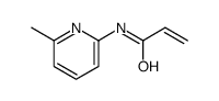 N-(6-methylpyridin-2-yl)prop-2-enamide Structure