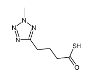 4-(2-methyltetrazol-5-yl)butanethioic S-acid Structure