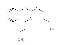 N,N-dibutyl-1-phenoxy-methanimidamide结构式