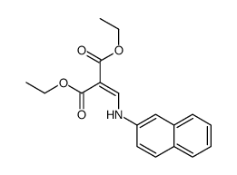 diethyl 2-[(naphthalen-2-ylamino)methylidene]propanedioate Structure