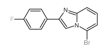 5-bromo-2-(4-fluorophenyl)imidazo[1,2-a]pyridine结构式