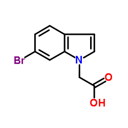 2-(6-Bromo-1H-indol-1-yl)aceticacid structure