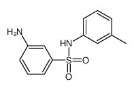 3-amino-N-(3-methylphenyl)benzenesulfonamide结构式