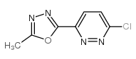 2-(6-chloropyridazin-3-yl)-5-methyl-1,3,4-oxadiazole Structure