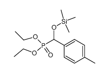 diethyl α-trimethylsilyloxy-4-methylbenzylphosphonate结构式