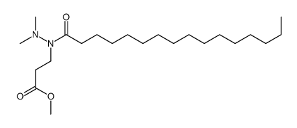 methyl 3-[dimethylamino(hexadecanoyl)amino]propanoate Structure