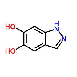 1H-Indazole-5,6-diol结构式