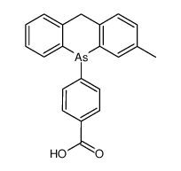 (-)-4-(3-methyl-10H-acridarsin-5-yl)-benzoic acid Structure