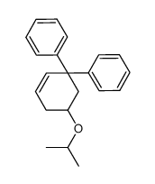 5-isopropoxy-3,3-diphenylcyclohex-1-ene Structure