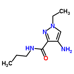 4-AMINO-1-ETHYL-1 H-PYRAZOLE-3-CARBOXYLIC ACID PROPYLAMIDE structure