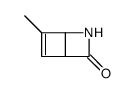 5-methyl-3-azabicyclo[2.2.0]hex-5-en-2-one Structure