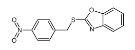 2-(4-NITRO-BENZYLSULFANYL)-BENZOOXAZOLE Structure