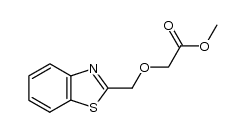 benzothiazol-2-ylmethoxy-acetic acid methyl ester Structure