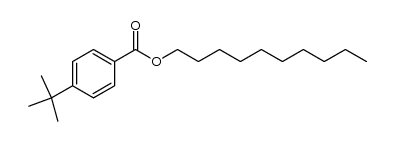 1-decyl 4-tert-butylbenzoate结构式