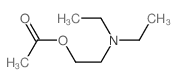 Acetic acid,2-(diethylamino)ethyl ester structure