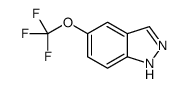 5-(三氟甲氧基)-1H-吲唑结构式